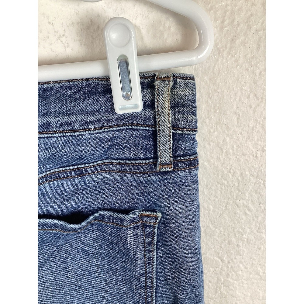 Ann Taylor Loft Womens Jeans Sz 28 Blue Denim Medium Wash Comfort Stain Good - Picture 8 of 9